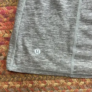 Lululemon Dancing Warrior Gray Strappy Yoga Tank Hot Pink Detail thumbnail 4