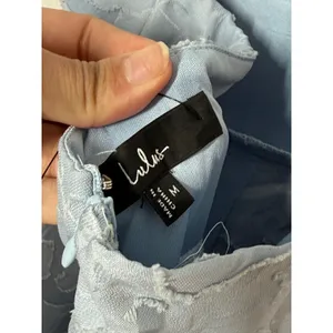 Lulus Let There Be Romance Maxi Dress Womens Medium Slate Blue Floral NWT FLAWED thumbnail 13