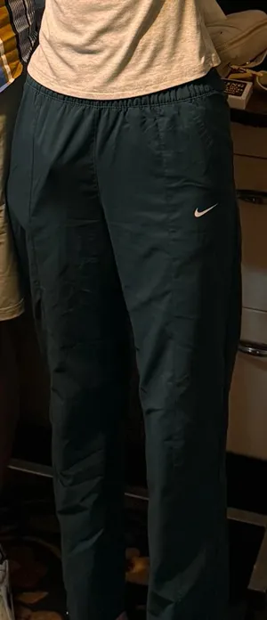 Nike Dri Fit Women's Dark Green Ultra High Waisted Pants thumbnail 4