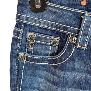 Miss Me Jeans Womens‎ Size 26 skinny cut Denim Embroidered Flower Pockets thumbnail 4