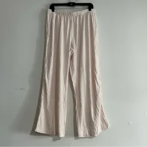 Skin Organic Pima Cotton Long Pajama Set Pink Size 4 XL thumbnail 2
