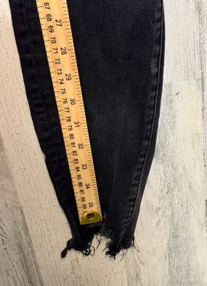 black next level stretch ripped skinny jeans thumbnail 11