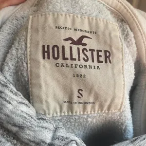 Hollister California Y2K Marled Gray Hoodie Size Small thumbnail 4