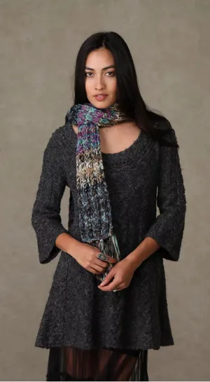 Free People Fairytale Forest Scarf Size 96 inches thumbnail 1