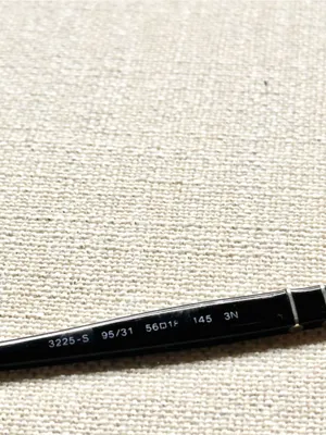 Persol PO3225S 95/31 Black Rectangle Sunglasses Handmade in Italy thumbnail 11