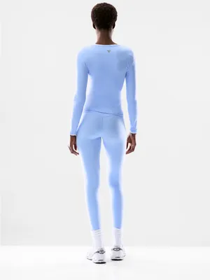 NWT Aritzia Golden BUTTER Cheeky Hi-Rise 26" Legging day flower blue size 10 thumbnail 6