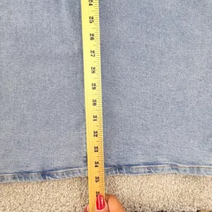 Gianni Bini Denim Halter‎ Maxi Dress Womens XS Light Wash Western Y2K Festival thumbnail 11