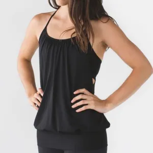 Lululemon Black Racerback Tank Top Size 6 thumbnail 1
