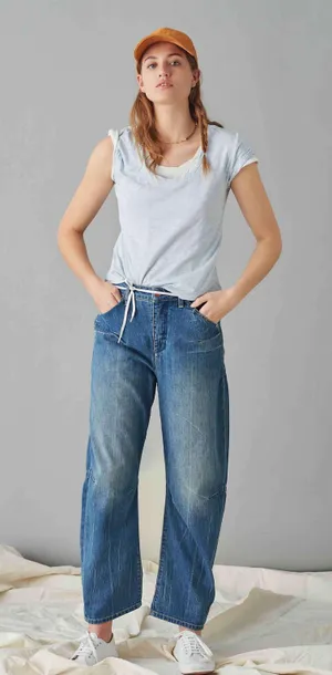 Pilcro Jeans Ultra High-Rise Darted Relaxed Denim Size 26 thumbnail 11