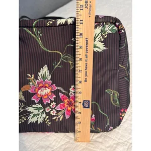 Vera Bradley Airy Floral Midtown Travel Bag has a luggage tag‎ accessory thumbnail 2