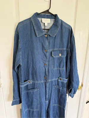 Anthropologie Mare Mare Aya Denim Utility Jumpsuit thumbnail 6