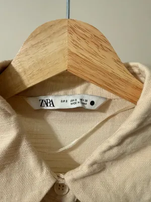ZARA Leaf cropped blouse thumbnail 2