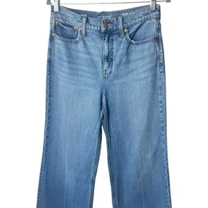 J.Crew Wide Leg Trouser Jeans Light Wash High Rise Capsule Minimalist 27 thumbnail 3