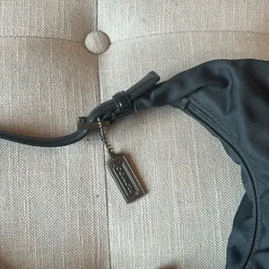 Coach Black Nylon Hobo Purse thumbnail 5