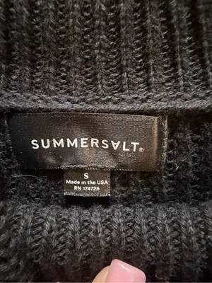 Summersalt The High Neck Sweater Vest Size Small Organic Cotton thumbnail 3
