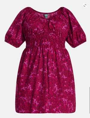 Terra & Sky Cinched waist mini dress thumbnail 3