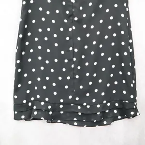 Apostrophe Black Polka Dot‎ Sleeveless Dress Knee Length Retro Tie Chic Large 12 thumbnail 7