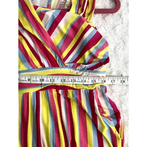 NEW Torrid Colorful Stripes Sleeveless Super Soft Surplice Jumpsuit 1X thumbnail 8