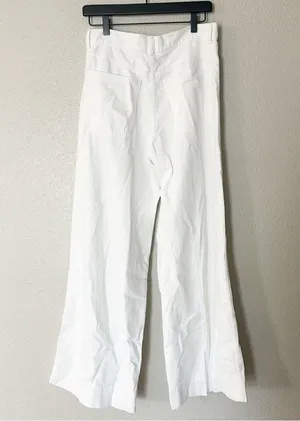 Madewell Jeans Womens Superwide-Leg Jeans White 100% Cotton Size 28 NEW‎ thumbnail 6