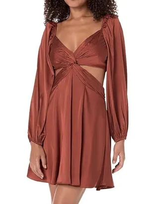 ASTR the Label Satin Cutout dress thumbnail 4