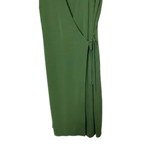 Old Navy‎ Y2K Green Wrap Dress Size M thumbnail 3
