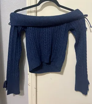 Off the shoulder edikted sweater thumbnail 1