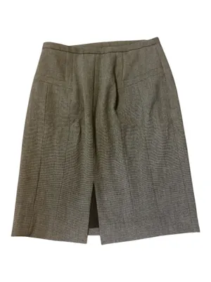 Express Design Studio Gray Micro-Plaid Pencil Skirt - Size 2 thumbnail 2