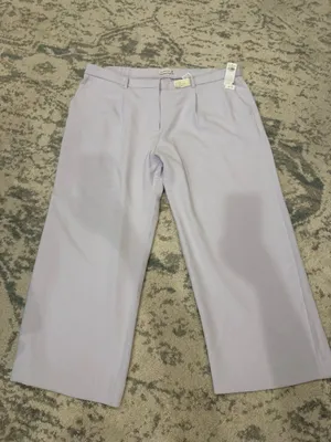Abercrombie & Fitch NWT Lavender High Rise Ultra Wide Pants 22R 36 thumbnail 3