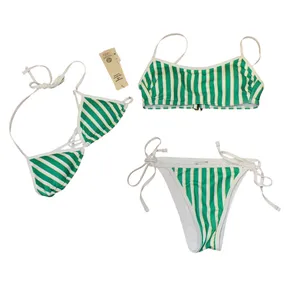 No Boundaries Sporty stripe bikini set thumbnail 1