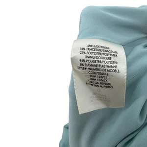Alice + Olivia Harmony Drapey Slip Midi Dress Cowl Neck Satin Blue Size 8 thumbnail 8