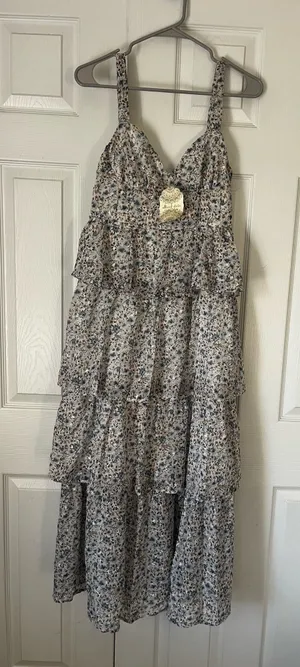 Altar'd State Tiered Maxi Dress  thumbnail 1