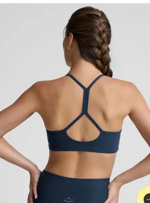 NWT Beyond Yoga Spacedye Slim Racerback Bra Navy thumbnail 2