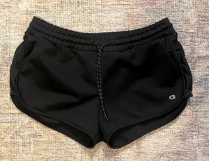 Gap Fit Women’s Drawstring Waist Athletic Shorts in Black thumbnail 1