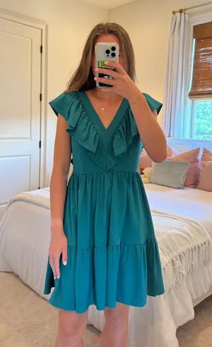 Boutique Sundress Teal Green thumbnail 1