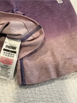 Gymshark purple ombre shorts size S women thumbnail 4