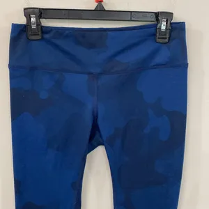 Alo Yoga Airbrush navy camouflage print mid rise leggings size S thumbnail 4