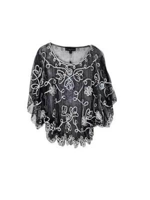 Women's Black and White Blous thumbnail 2