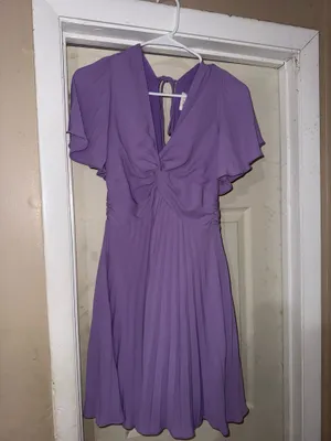 Adelyn Rae Purple Dress thumbnail 2