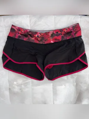 Lululemon Womens Speed Up Shorts Size 8 Running Sweat Wicking Stretch Workout thumbnail 2