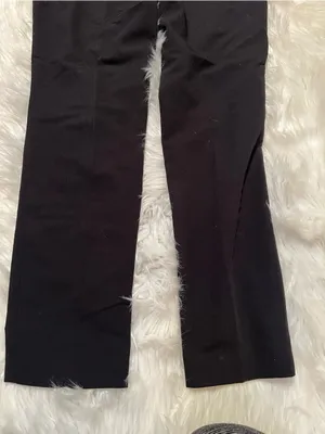 Women's Dress Pants Trousers Black Mid-Rise Unbranded 2Way Stretch 552-1003F thumbnail 7
