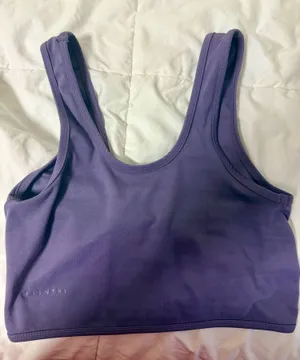 Agent 84 Purple Cropped Tank / Sports Bra — S/M thumbnail 1