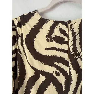 Corey Lynn Calter Brown Zebra Maxi Tee Dress Anthropologie Size Small thumbnail 7