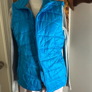 Blue Columbia Puffer Vest thumbnail 2