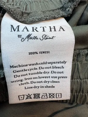 Martha Stewart Casual Cargo lightweight ankle pants 100% tencel nwt size medium thumbnail 8