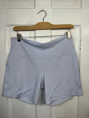Lululemon Align High-Rise Bike Biker Short 6" in Blue Linen W2538 Sz 14 thumbnail 5