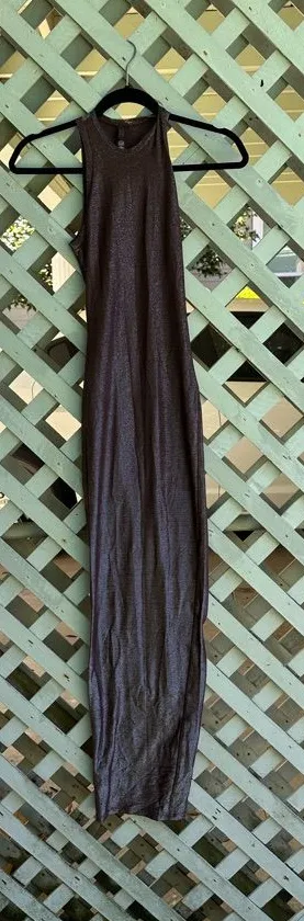 Free People Skims Soft Lounge Shimmer Racerback Dress thumbnail 1