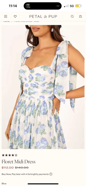 Petal & Pup Midi Dress Floral thumbnail 3