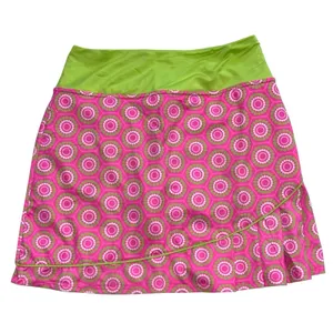 Birdies &‎ Bows Women's Skort Size S Small Pink Lime White Floral Print thumbnail 1
