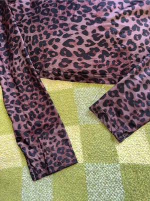 SheIn Leopard Print Long Sleeve & Pants set thumbnail 2
