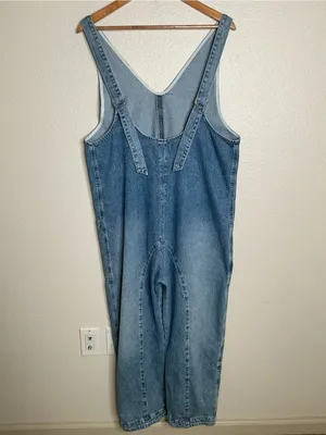 Free People - We The Free High Roller Jumpsuit blue medium thumbnail 9